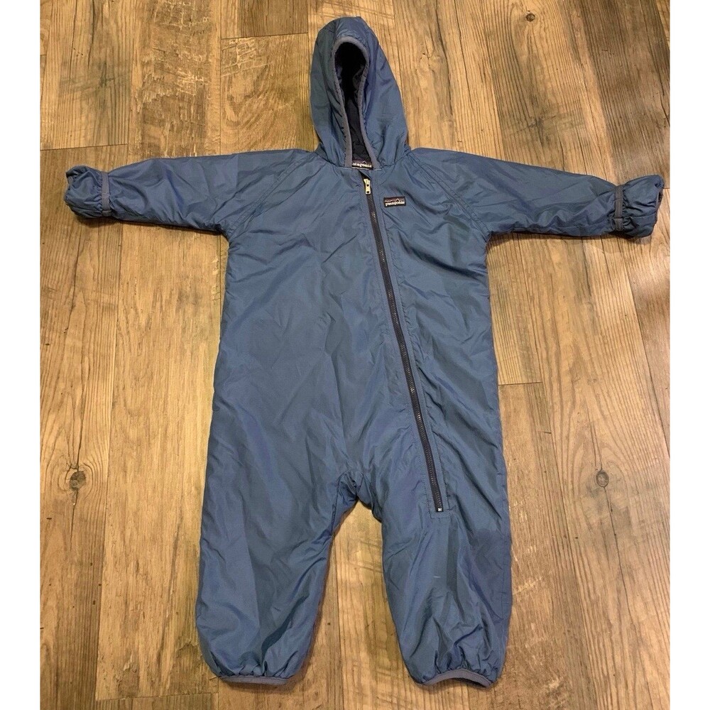 Patagonia Snowsuit Bunting Blue Toddler Baby 9-12 M NO SIZE